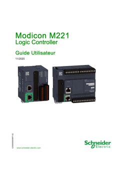 Schneider Electric Modicon M221 Mode d'emploi