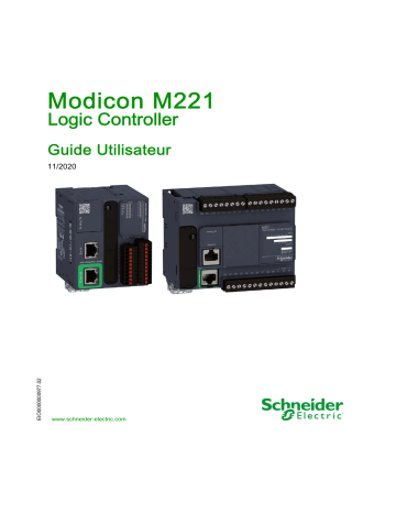 Schneider Electric Modicon M221 Mode d'emploi | Fixfr