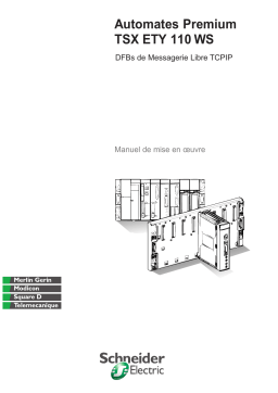 Schneider Electric TSXETY110WS DFBs de messagerie libre TCPIP Mode d'emploi