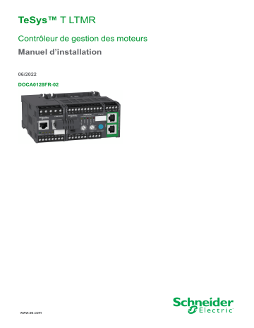 Schneider Electric TeSys T LTMR Contrôleur de gestion de moteur Mode d'emploi | Fixfr