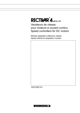 Schneider Electric Module adaptation référence vitesse. Mode d'emploi