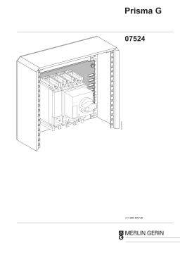 Schneider Electric M.PLATE NS400-630 ROT.HANDLE G Mode d'emploi