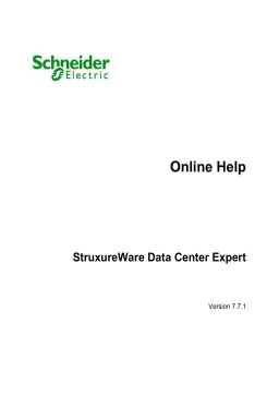 Schneider Electric Data Center Expert Mode d'emploi