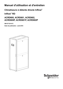 Schneider Electric InRow RD 600mm Manuel utilisateur