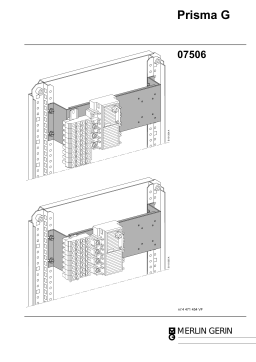 Schneider Electric M.PLATE IN63-125-160T HORIZONTAL G Mode d'emploi