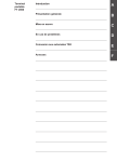 Schneider Electric FT2000, Terminal, utilisation Mode d'emploi