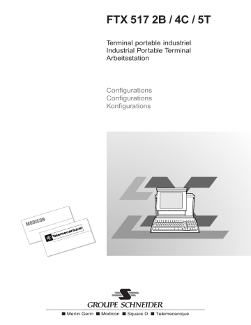 FTX5172B, FTX5174C, FTX5175T, Terminal portable | Schneider Electric FTX517 Manuel utilisateur | Fixfr