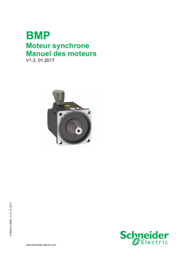 Schneider Electric BMP moteur synchrone Mode d'emploi