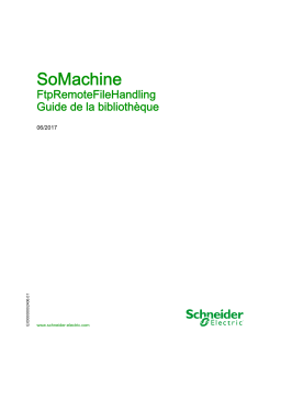 Schneider Electric SoMachine - FtpRemoteFileHandling Mode d'emploi