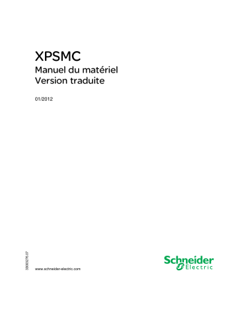 Schneider Electric XPSMC... Contrôleur de sécurité Mode d'emploi | Fixfr