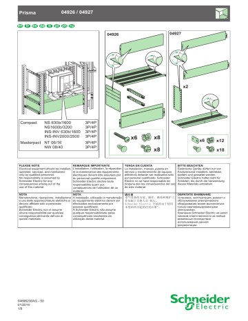 Schneider Electric Connection partition Manuel utilisateur | Fixfr