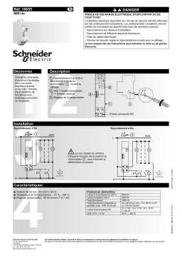 Schneider Electric DuoLine- MIN'clic Minuterie électromécanique Mode d'emploi