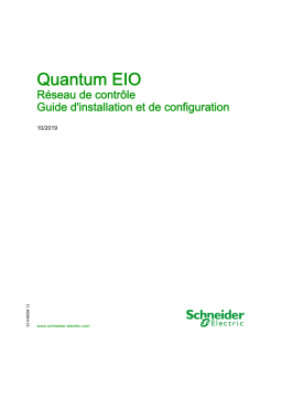 Schneider Electric Quantum EIO - Réseau de contrôle Mode d'emploi