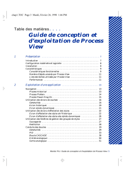 Schneider Electric Process View Mode d'emploi