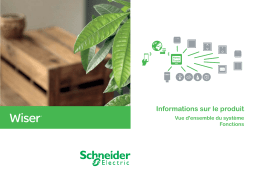 Schneider Electric Wiser Manuel utilisateur