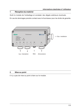 Schneider Electric 170ENO39600, Module INTERBUS-S Manuel utilisateur