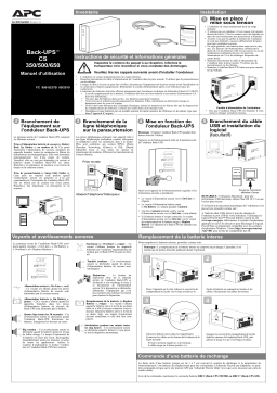 Schneider Electric Back-UPS 350/500/650EI Series Mode d'emploi