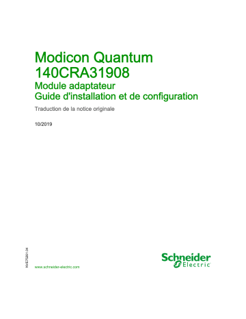 Schneider Electric Modicon Quantum Mode d'emploi | Fixfr