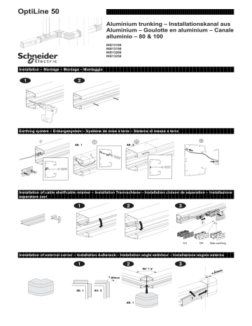 Schneider Electric OptiLine 50 Mode d'emploi | Fixfr