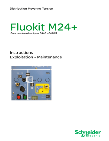 Schneider Electric Fluokit M24+ Commandes mécaniques C440 - C440M - Exploitation - Maintenance Mode d'emploi | Fixfr