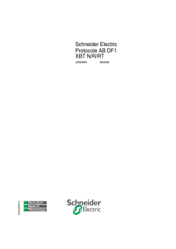 Schneider Electric XBTN/R, Protocole AB DF1 Mode d'emploi