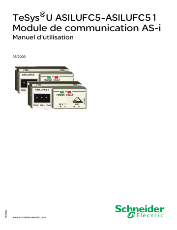 Schneider Electric ASILUFC5-C51, Module de communication AS-interface Mode d'emploi | Fixfr