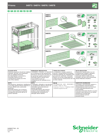 Schneider Electric F2 partition Hz. Bb. Manuel utilisateur | Fixfr