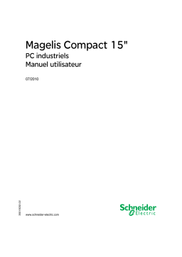 Schneider Electric MPCKT55N... Magelis Compact 15 " - PC industriels Mode d'emploi