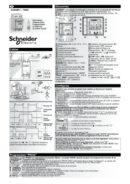 Schneider Electric Acti 9- Interrupteur crépusculaire Mode d'emploi