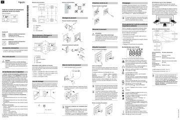 Schneider Electric KNX - Unité de contrôle de température ambiante avec écran - ETS Manuel utilisateur | Fixfr