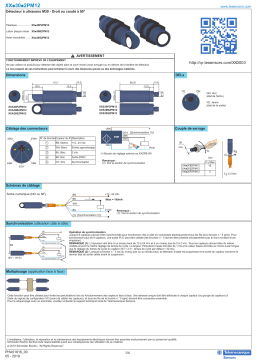 Schneider Electric XX.30.2PM12 Capteur numérique à ultrasons M30 Manuel utilisateur