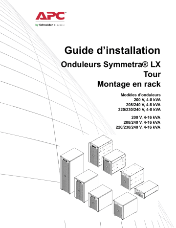 Physical | Schneider Electric Symmetra Mode d'emploi | Fixfr