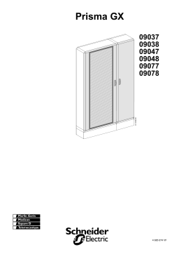 Schneider Electric PLAIN & TRANS. DOOR GX Mode d'emploi