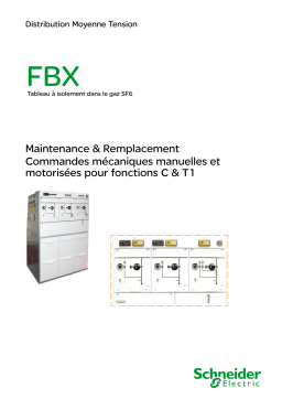 Schneider Electric Maintenance & Remplacement - Commandes mécaniques Mode d'emploi