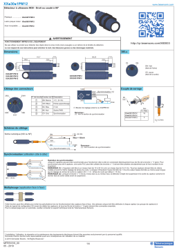 Schneider Electric XX.30.1PM12 Capteur numérique à ultrasons M30 Manuel utilisateur