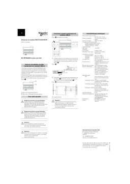 Schneider Electric KNX- Actionneur de variation REG-K 2x230/300W Mode d'emploi