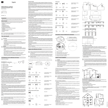 Schneider Electric ARGUS Smoke Detector RF Duo NF Mode d'emploi | Fixfr