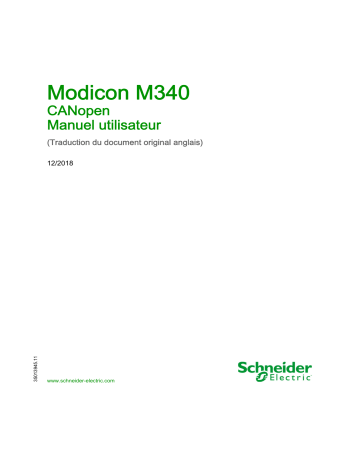 Schneider Electric Modicon M340 Mode d'emploi | Fixfr