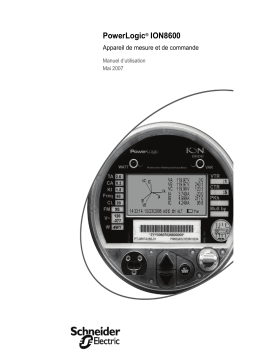 Schneider Electric ION8600 Manuel utilisateur