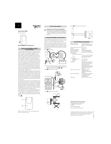 Schneider Electric Servomoteur EMO, blanc Mode d'emploi | Fixfr
