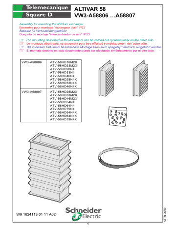 Schneider Electric VW3A58806-807 Manuel utilisateur | Fixfr