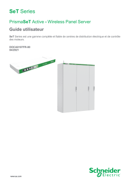 Schneider Electric PrismaSeT Active - Wireless Panel Server Mode d'emploi