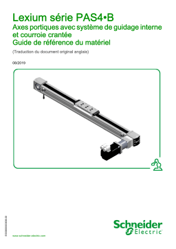 Schneider Electric série PAS4•B - Axes portiques avec système de Guide de référence