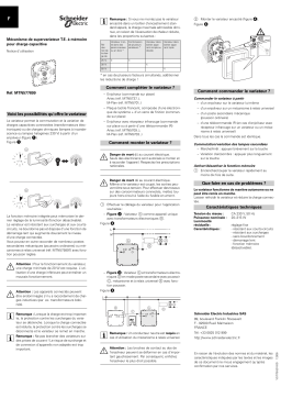 Schneider Electric Merten inserts- Insert de supervariateur pour charge capacitive Mode d'emploi