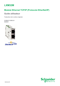 Schneider Electric VW3A3616 - LXM32M Module Ethernet TCP/IP (Protocole EtherNet/IP) Mode d'emploi