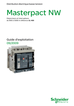 Schneider Electric Masterpact NW08-50 UL489 Mode d'emploi