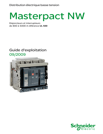 Schneider Electric Masterpact NW08-50 UL489 Mode d'emploi | Fixfr