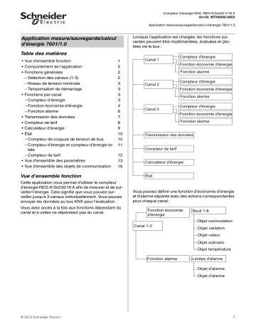 Schneider Electric SpaceLogic KNX Manuel utilisateur | Fixfr