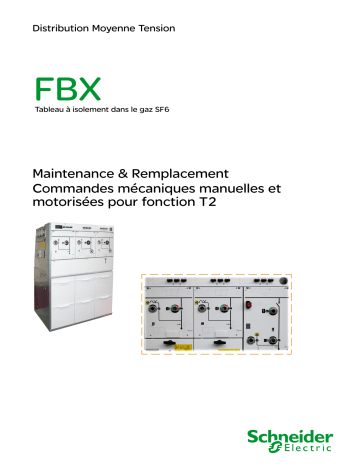 Schneider Electric Maintenance & Remplacement - Commandes mécaniques Mode d'emploi | Fixfr