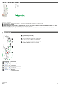 Schneider Electric Acti9 ARC iDT40 Bloc détecteur Manuel utilisateur